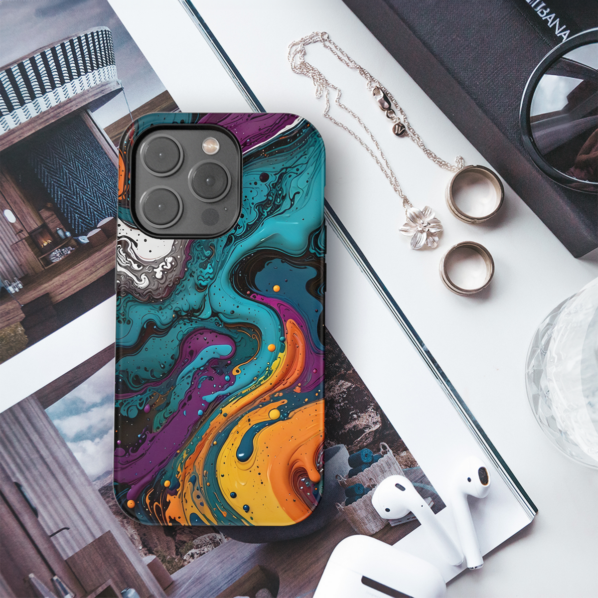 Abstract Fluid Art
 Phone Case iPhone Samsung Cover Pixel 4294 - Image 3