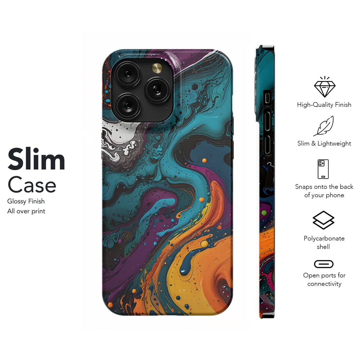 Abstract Fluid Art
 Phone Case iPhone Samsung Cover Pixel 4294 - Image 7