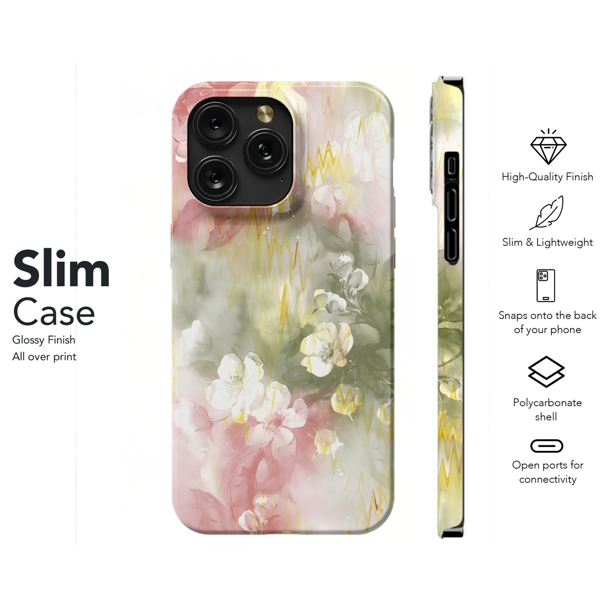 Abstract Hand Drawn Floral Pattern Phone Case iPhone Samsung Cover Pixel 2103 - Image 7