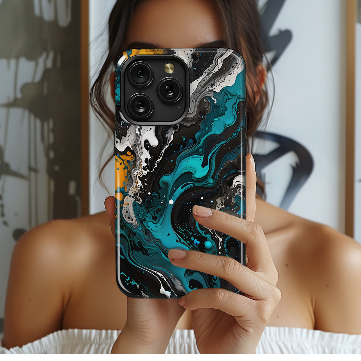 Abstract Liquid Art
 Phone Case iPhone Samsung Cover Pixel 4296 - Image 2