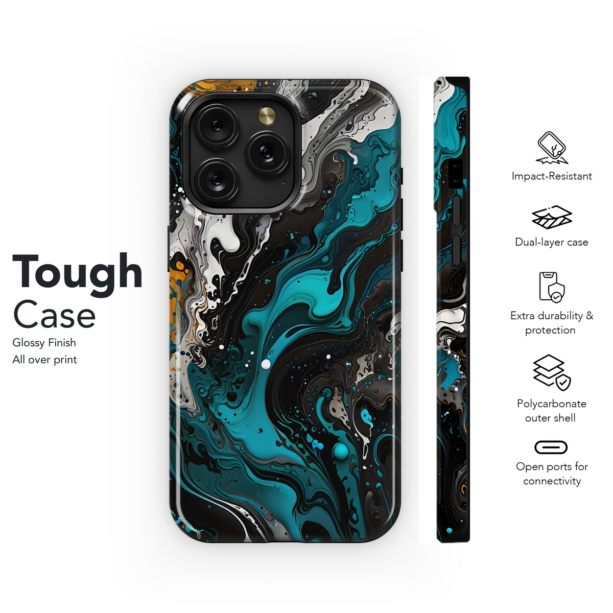 Abstract Liquid Art
 Phone Case iPhone Samsung Cover Pixel 4296 - Image 6