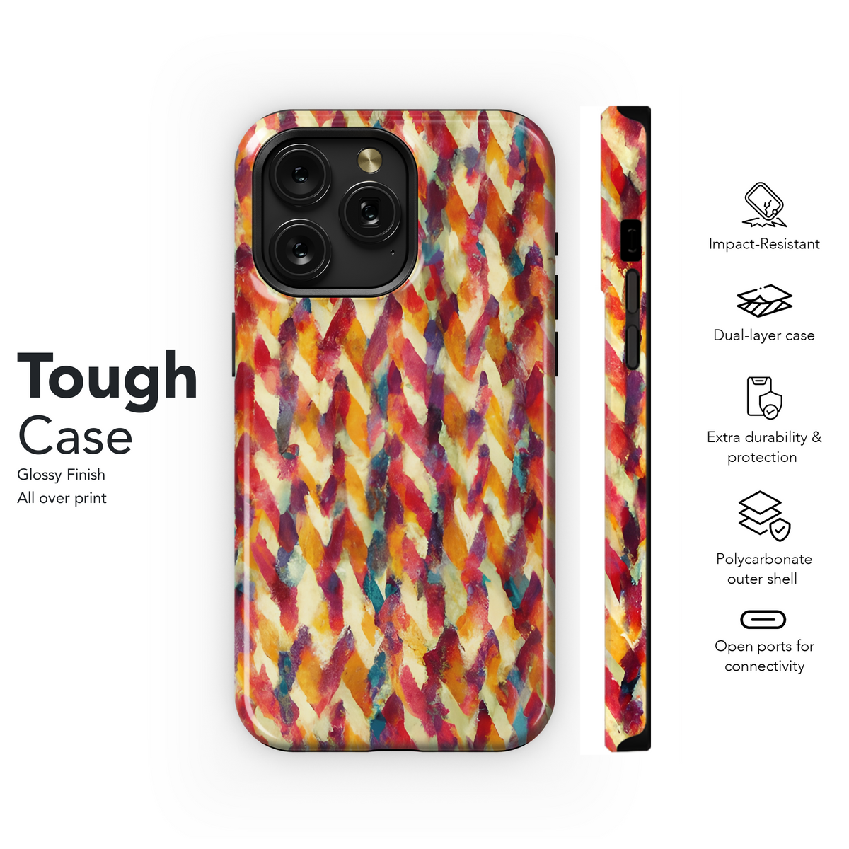 Abstract Phone Case iPhone Samsung Cover Pixel 3640 - Image 6