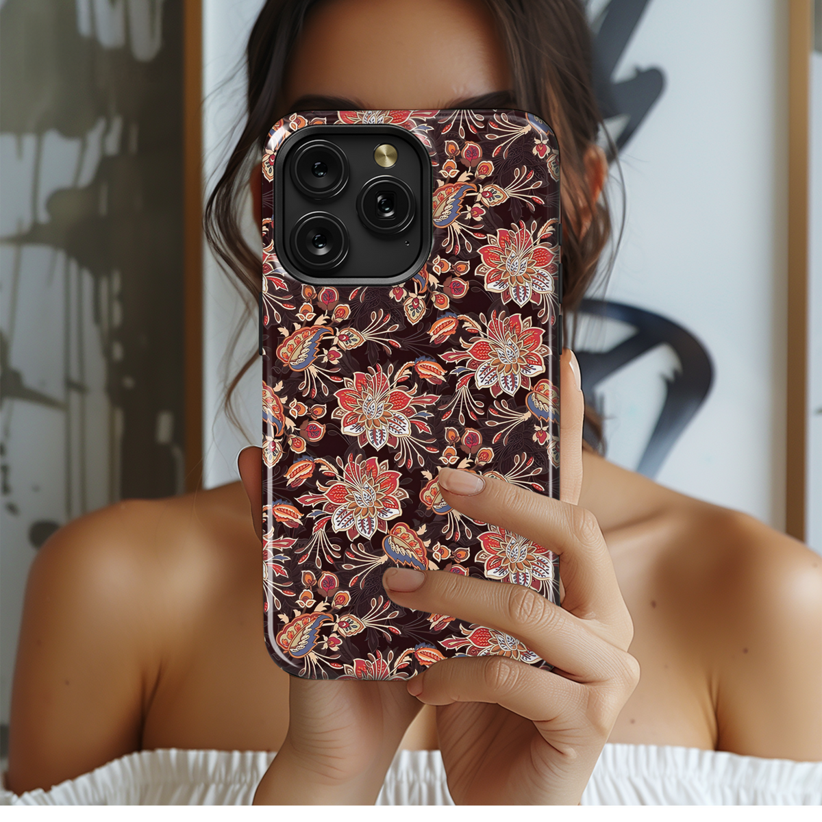 Abstract Phone Case iPhone Samsung Cover Pixel 3822 - Image 2