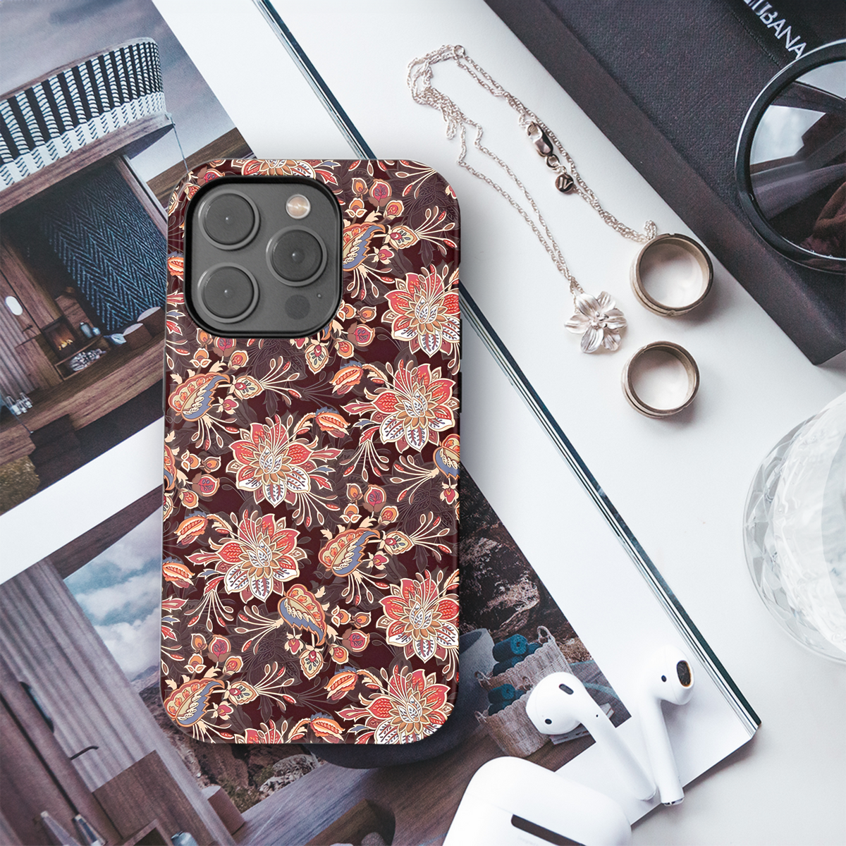 Abstract Phone Case iPhone Samsung Cover Pixel 3822 - Image 3