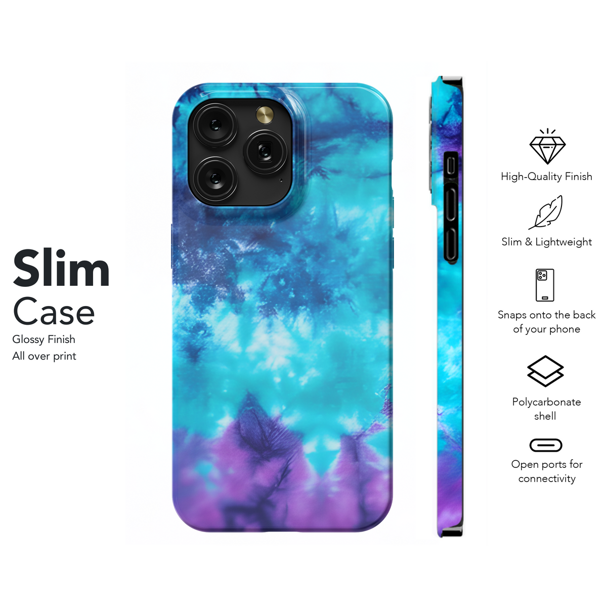 Abstract Tie Dye Phone Case iPhone Samsung Cover Pixel 3809 - Image 7