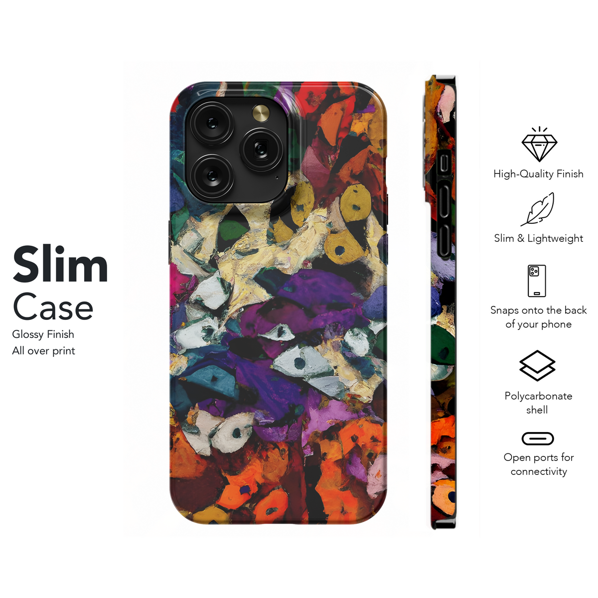 Abstract Watercolor Phone Case iPhone Samsung Cover Pixel 3282 - Image 7