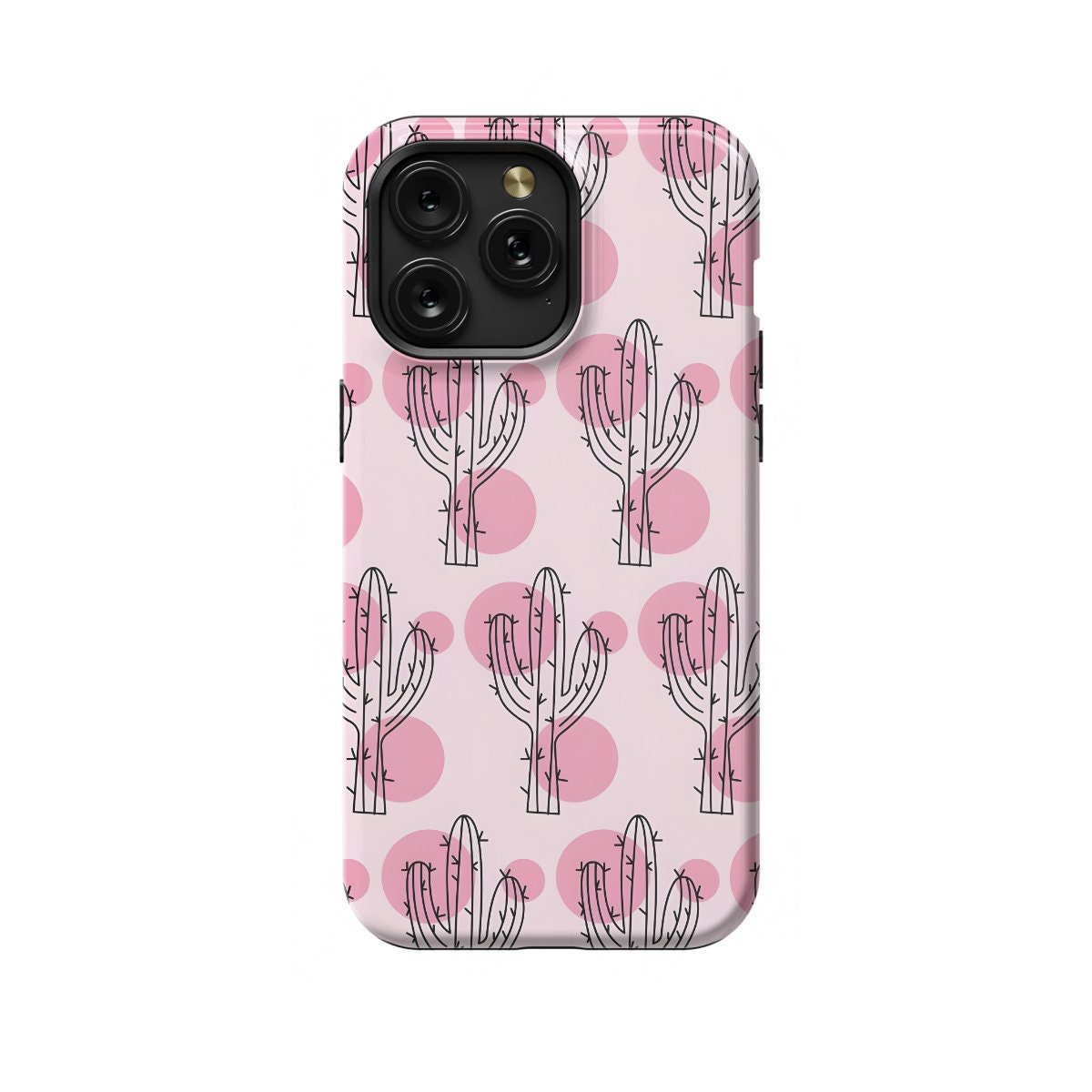 Adorable Cactus Phone Case for iPhone Samsung Pixel  More - Aesthetic Design - Image 1