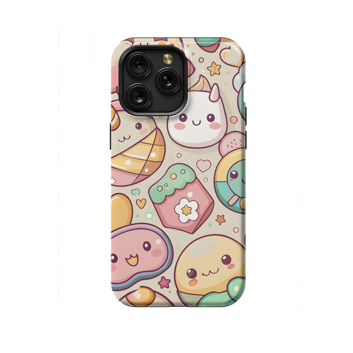 Adorable Seamless Kawaii Phone Case iPhone Samsung Cover Pixel 1100 - Image 1