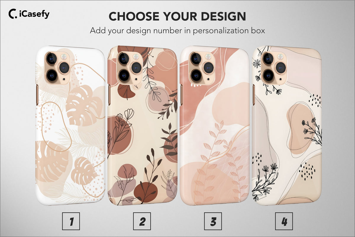 Aesthetic Boho Phone Case Abstract Cover - Image 1