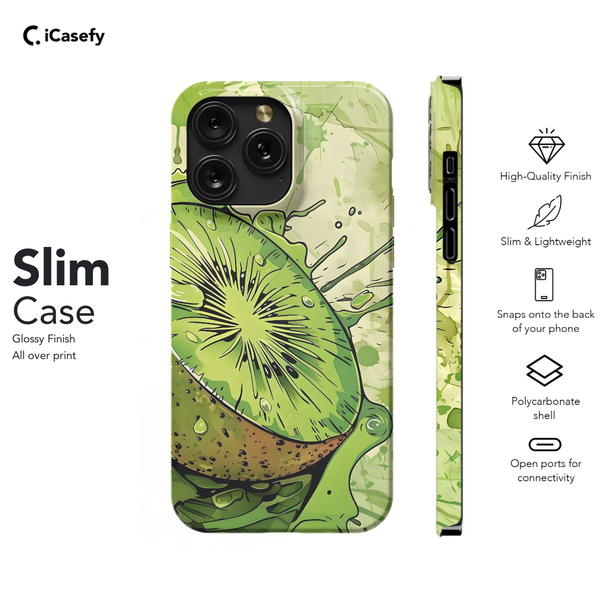 Aesthetic Kiwi Drawing Phone Case iPhone Samsung Cover Pixel 1061 - Image 6