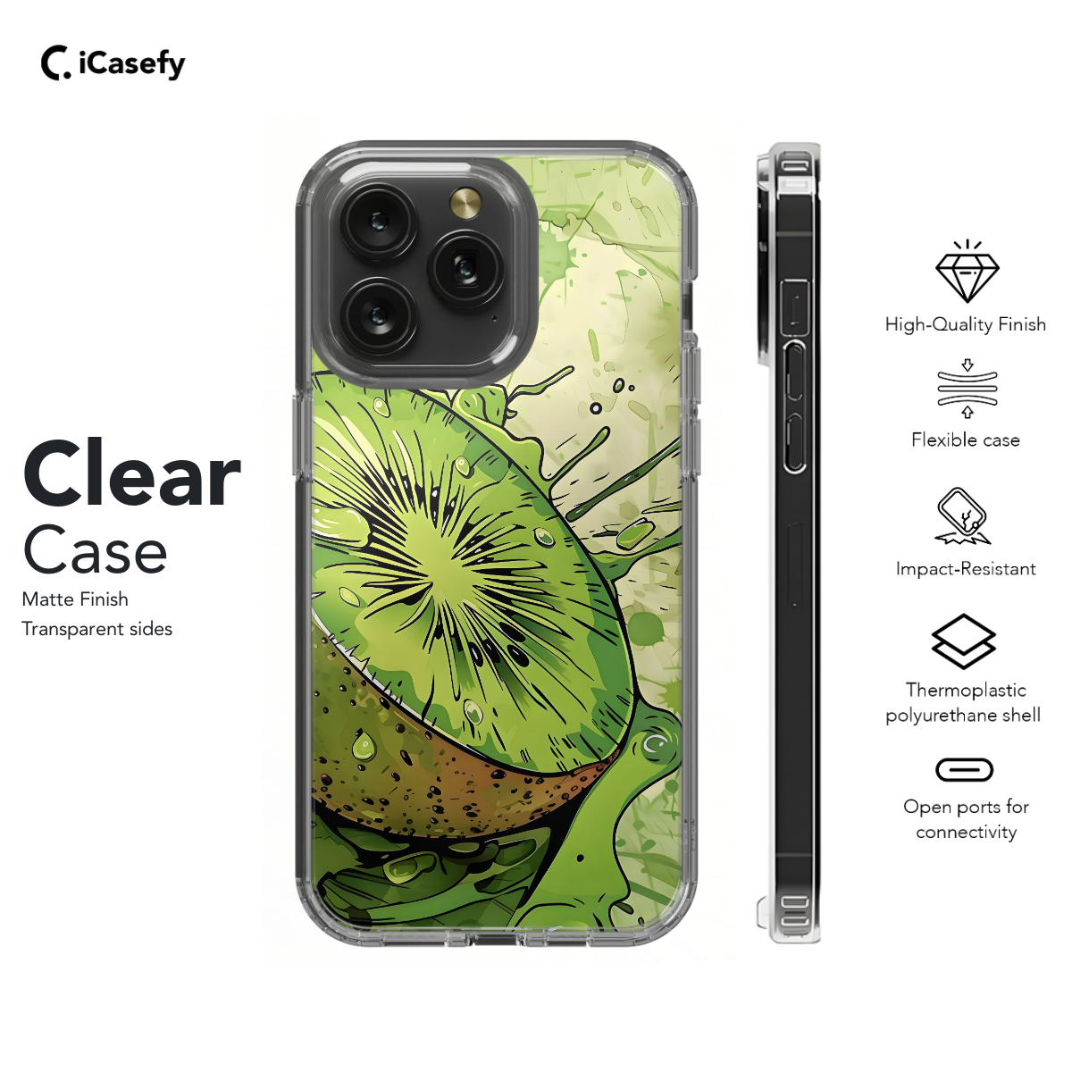 Aesthetic Kiwi Drawing Phone Case iPhone Samsung Cover Pixel 1061 - Image 7