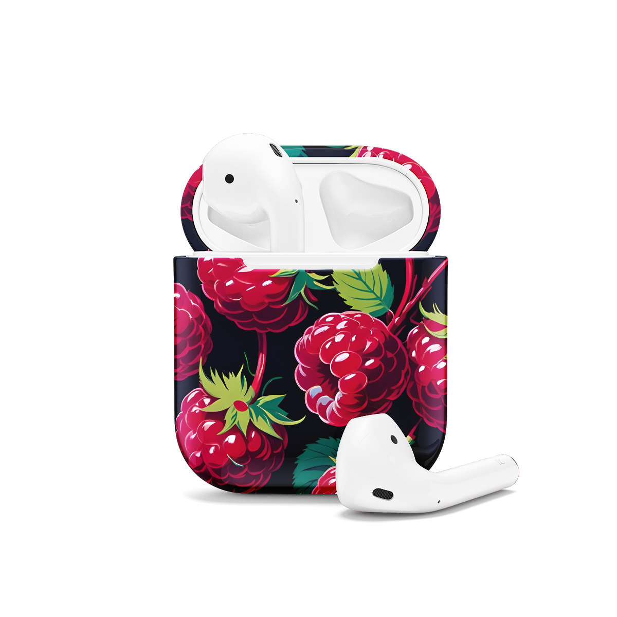 Aesthetic Raspberries AirPods Case AirPods Pro AirPods Pro 2 AirPods 3 AirPods 2 Glossy 1567 - Image 1