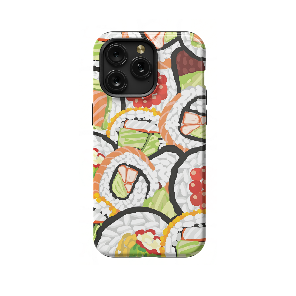 Aesthetic Seamless Sushi Phone Case iPhone Samsung Cover Pixel 1003 - Image 1