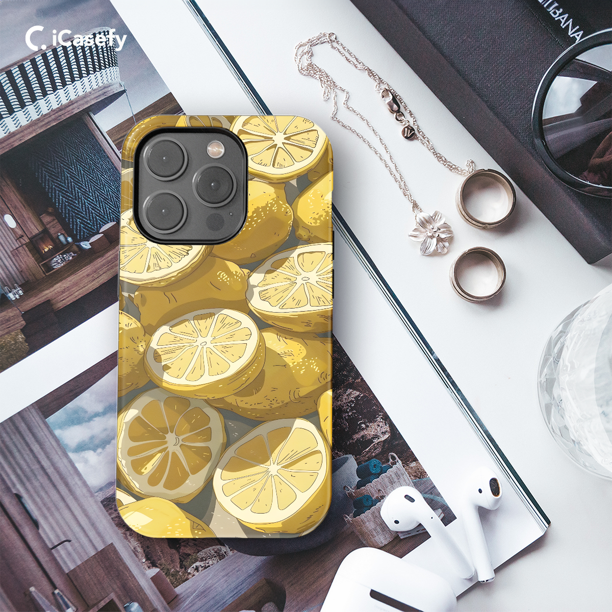 Aesthetic Summer Lemon Phone Case iPhone Samsung Cover Pixel 2 - Image 3