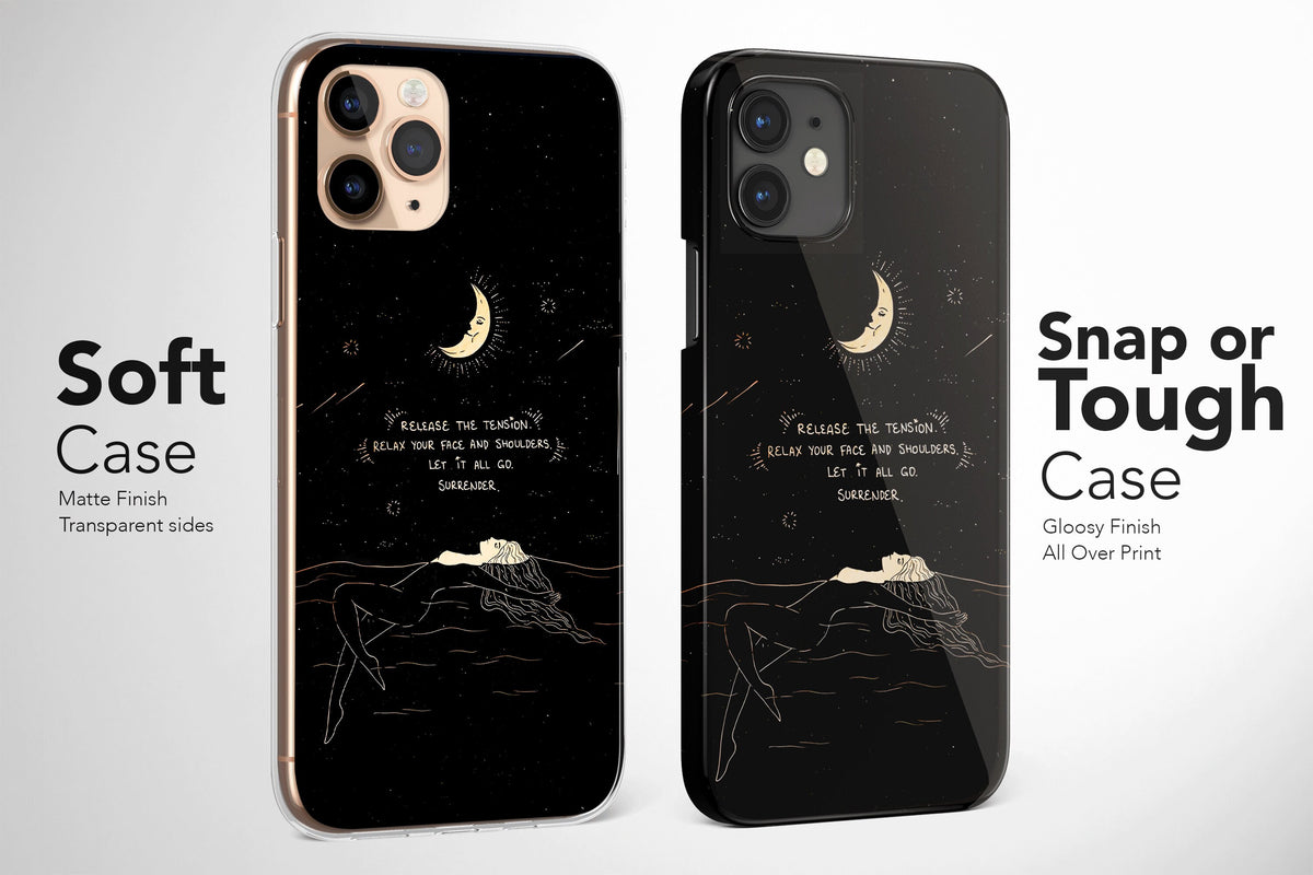 Affirmation Phone Case Celestial Quotes Minimalist Cover - Image 2