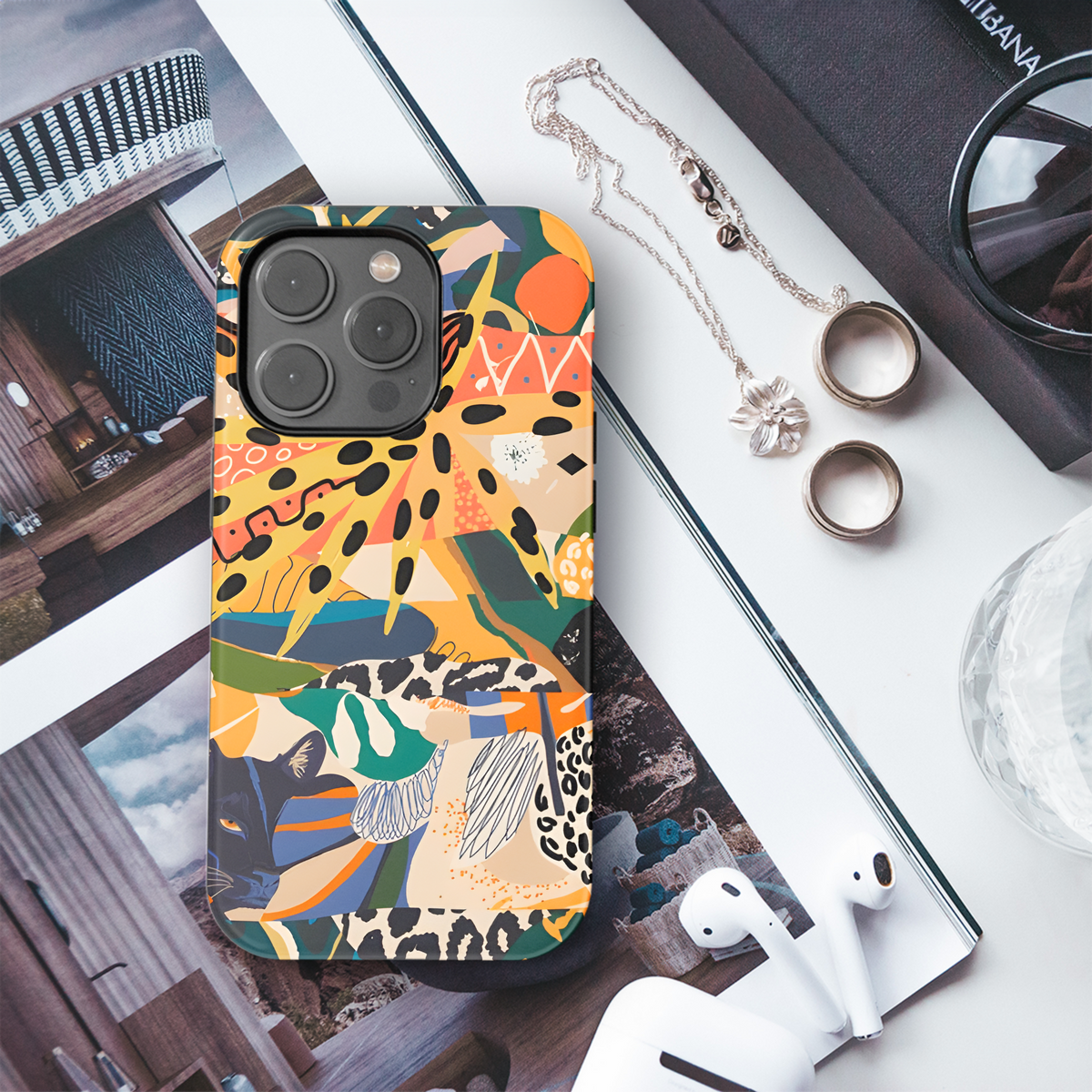 African Phone Case iPhone Samsung Cover Pixel 2610 - Image 3