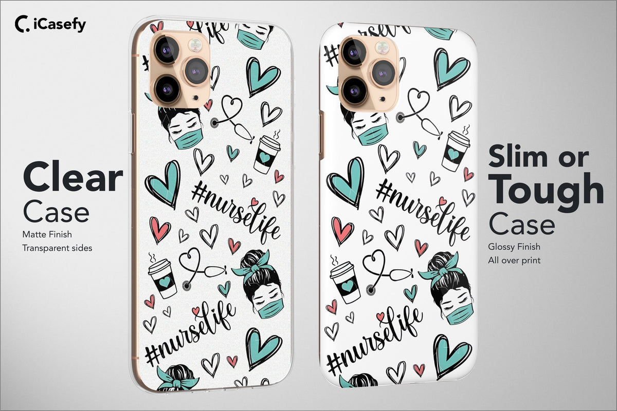 Anatomy Nurse Phone Case Aesthetic Hospital Doctor Heart Cover - Image 4