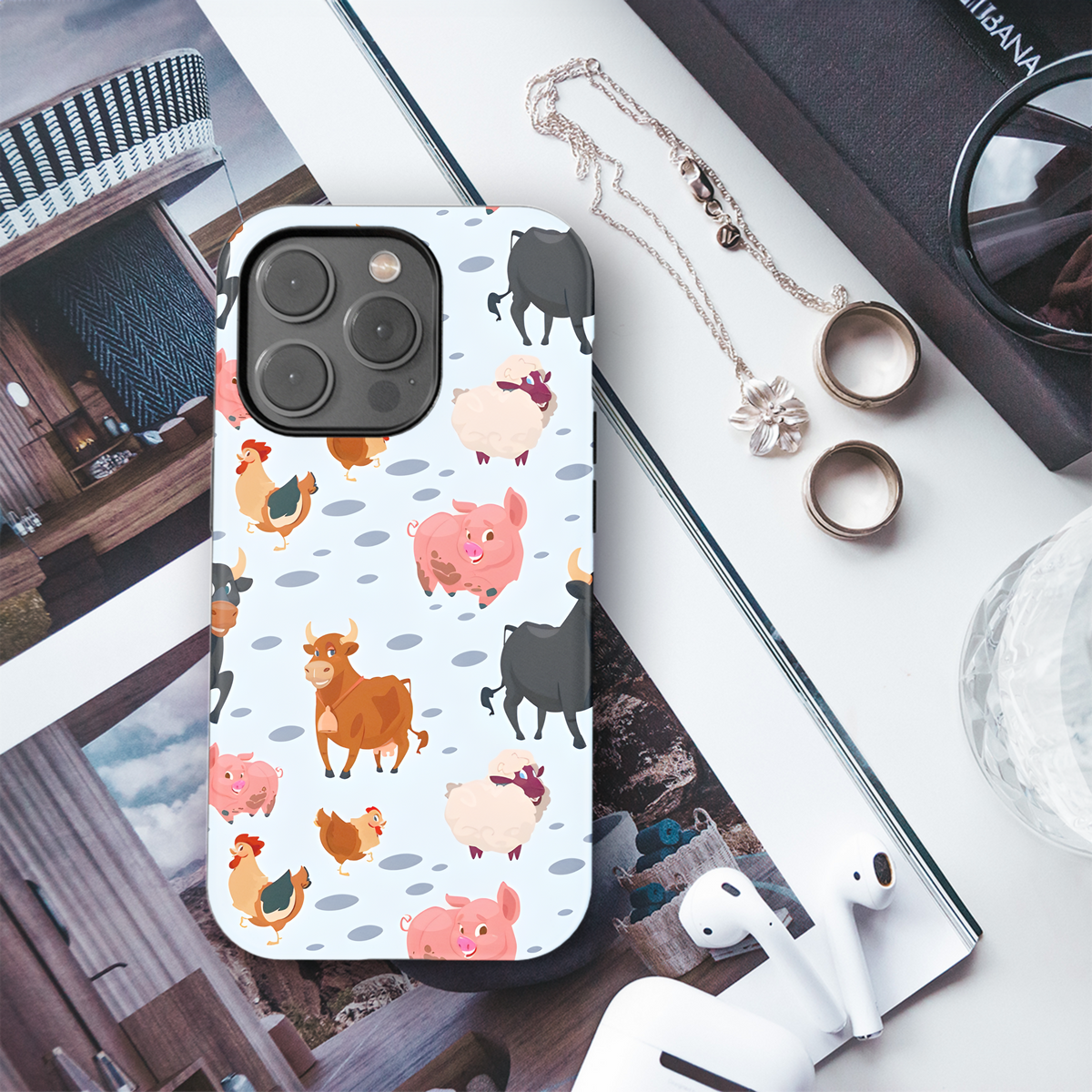 Animal Farm Phone Case iPhone Samsung Cover Pixel 3266 - Image 3