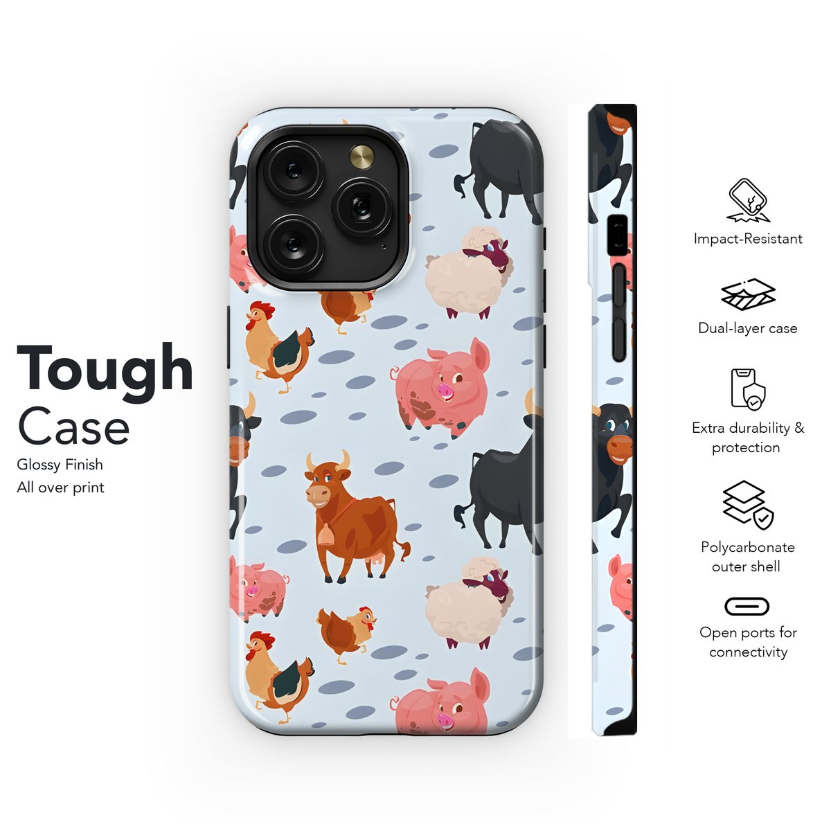 Animal Farm Phone Case iPhone Samsung Cover Pixel 3266 - Image 6