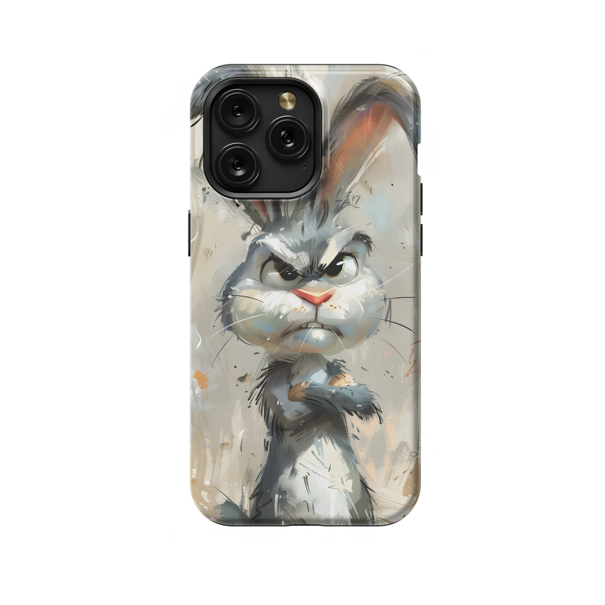 Animal Mad Rabbit Bunny Phone Case iPhone Samsung Pixel & More 492 - Image 1