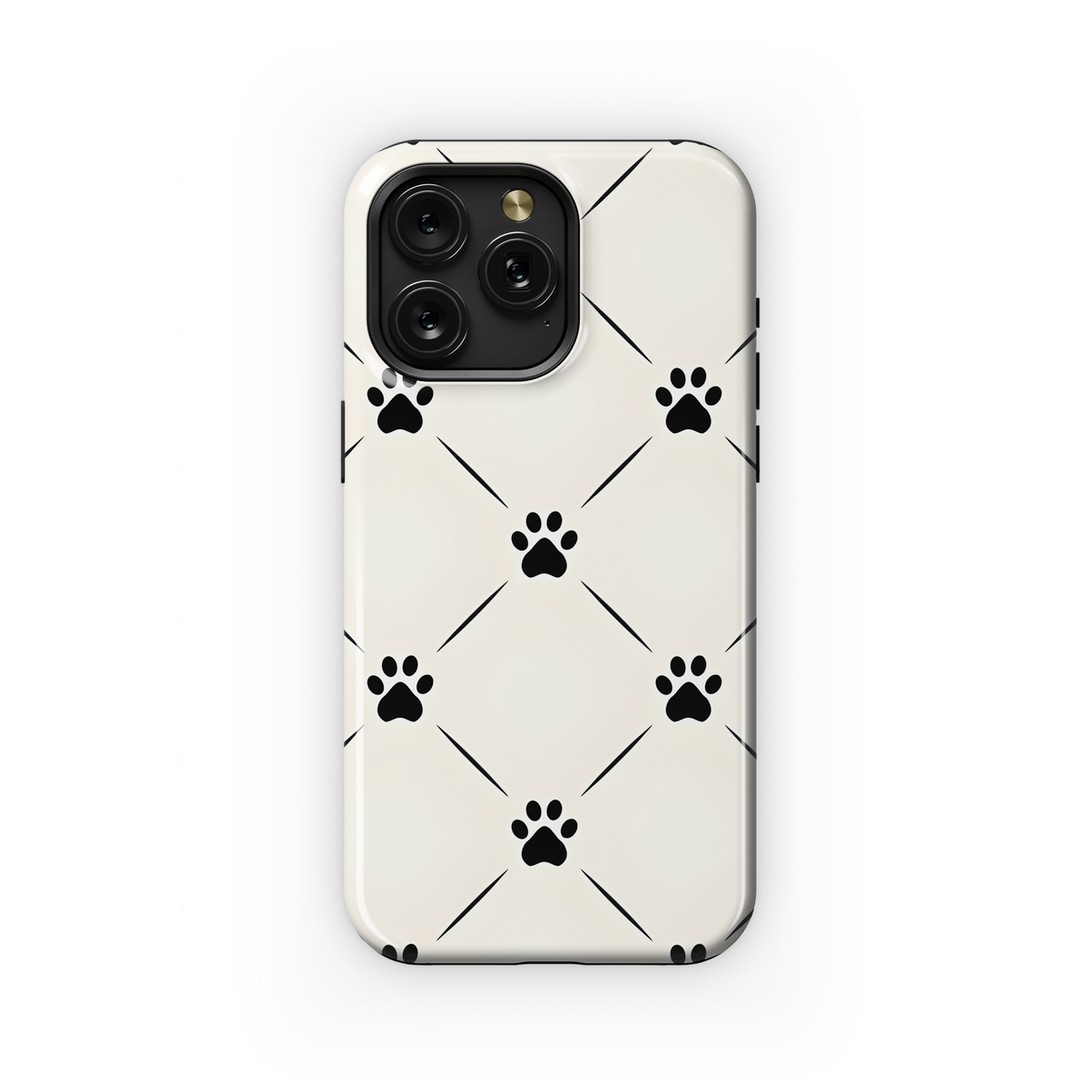 Animal Paw Footprint Phone Case iPhone Samsung Cover Pixel 3703 - Image 1