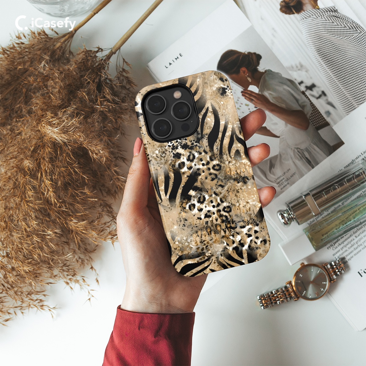 Animal Print Abstract Zebra Wild Tiger Leopard Skin Phone Case iPhone Samsung Cover Pixel 1300 - Image 2