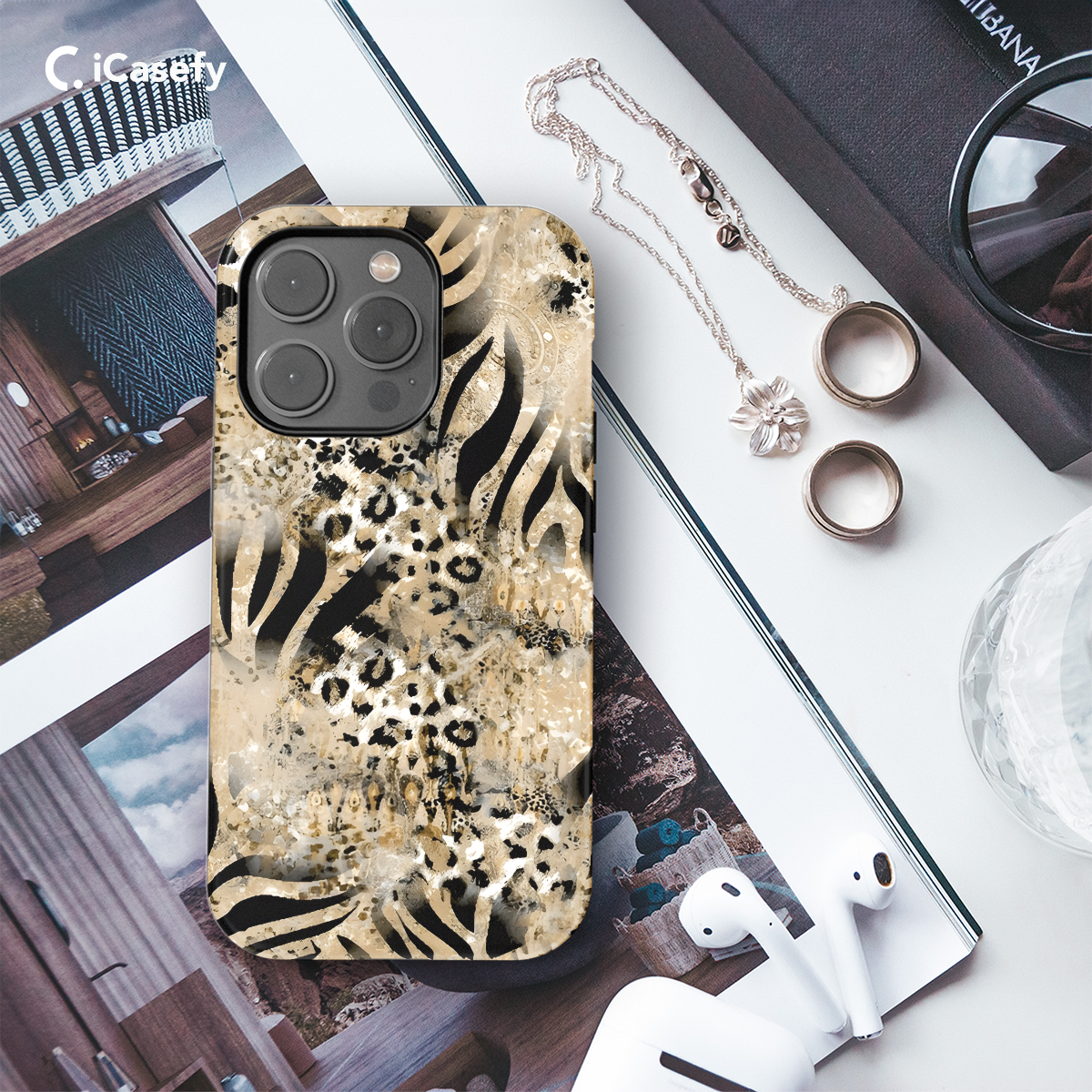 Animal Print Abstract Zebra Wild Tiger Leopard Skin Phone Case iPhone Samsung Cover Pixel 1300 - Image 3