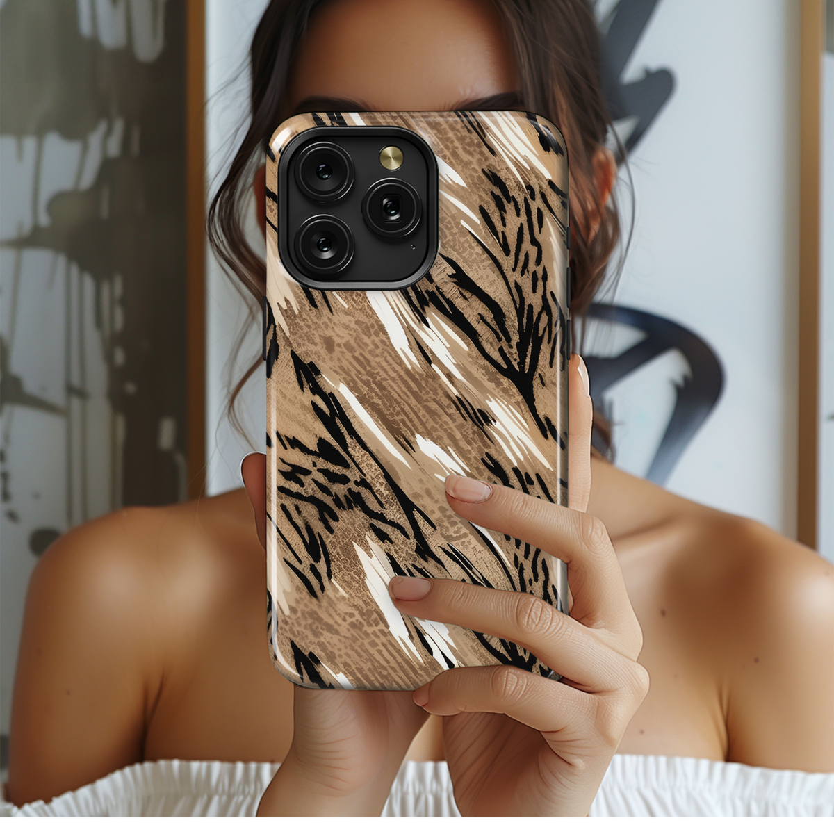 Animal Print Dress Phone Case iPhone Samsung Cover Pixel 3511 - Image 2