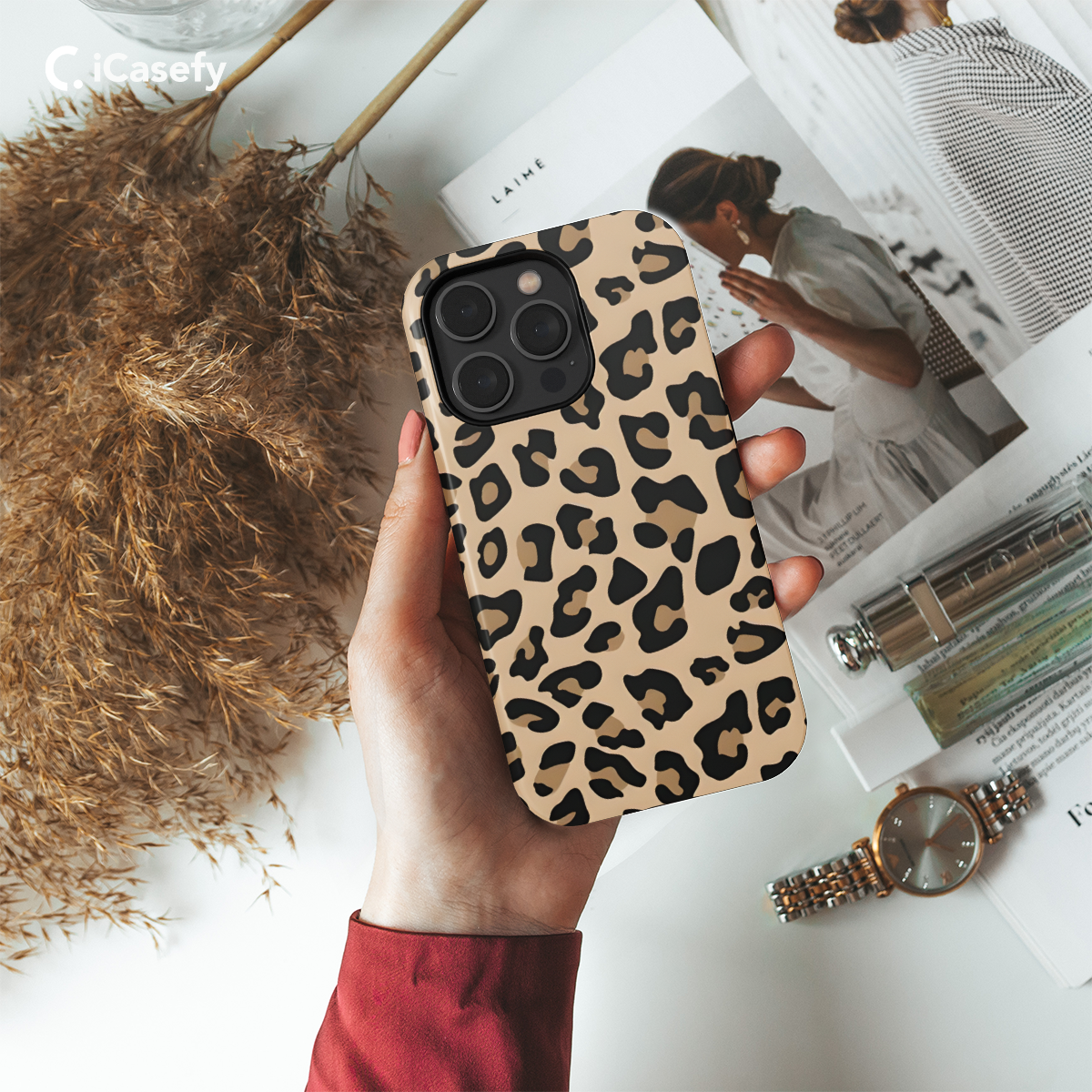 Animal Print Paisley Exotic Leopard Safari Wild Phone Case iPhone Samsung Cover Pixel 1297 - Image 2