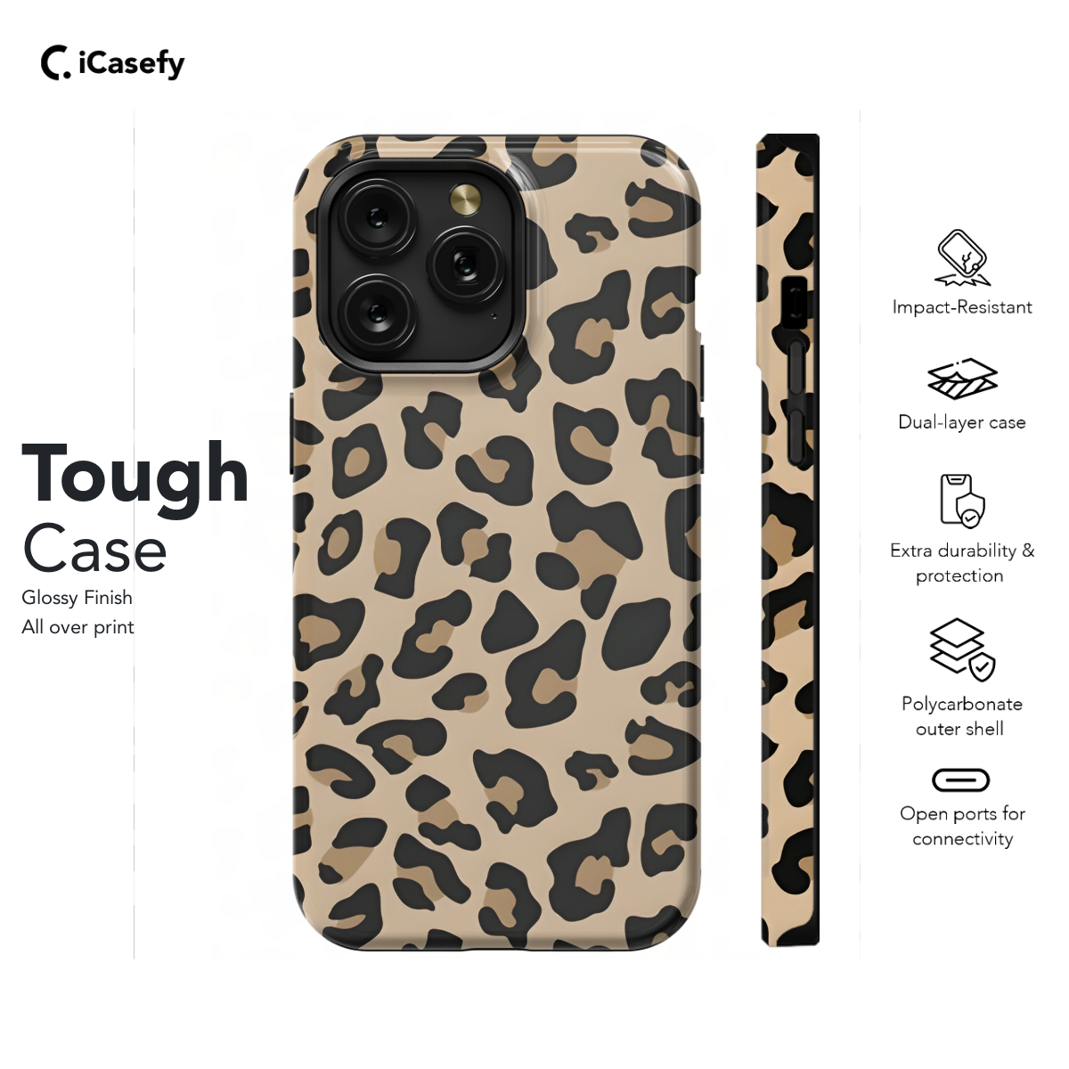 Animal Print Paisley Exotic Leopard Safari Wild Phone Case iPhone Samsung Cover Pixel 1297 - Image 5