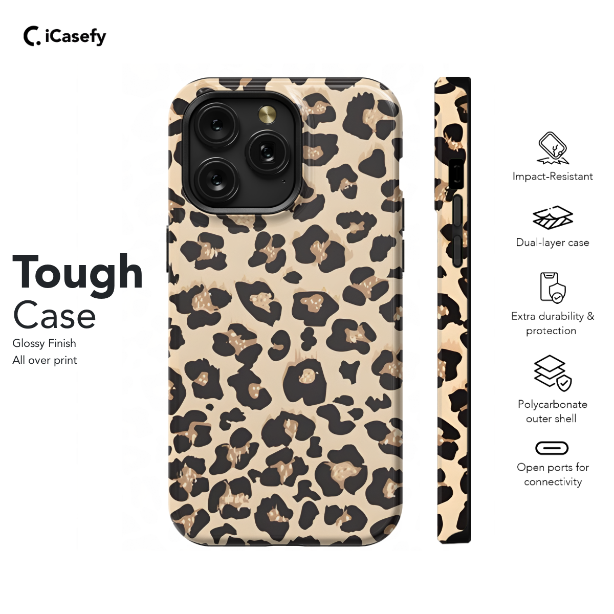 Animal Print Paisley Exotic Leopard Safari Wild Phone Case iPhone Samsung Cover Pixel 1298 - Image 5