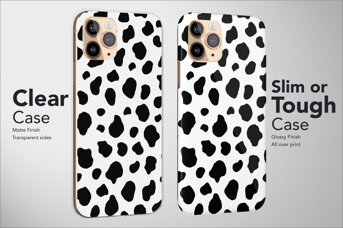 Animal Print Phone Case Black White Cheetah Zebra Leopard Cover - Image 4