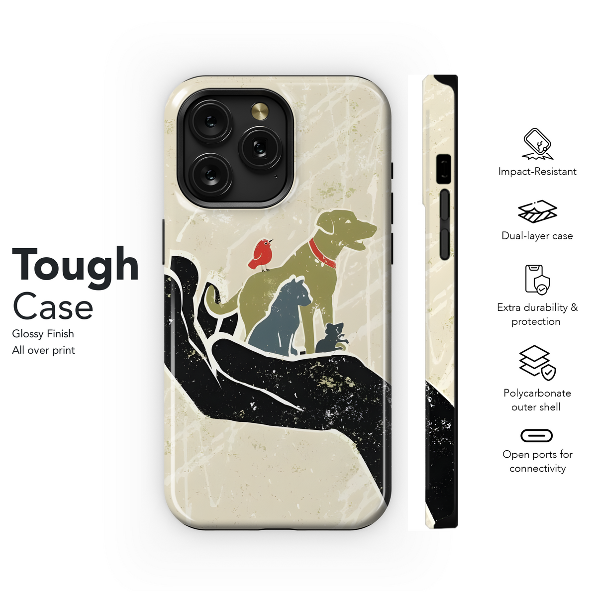 Animal Saver Phone Case iPhone Samsung Cover Pixel 2035 - Image 6