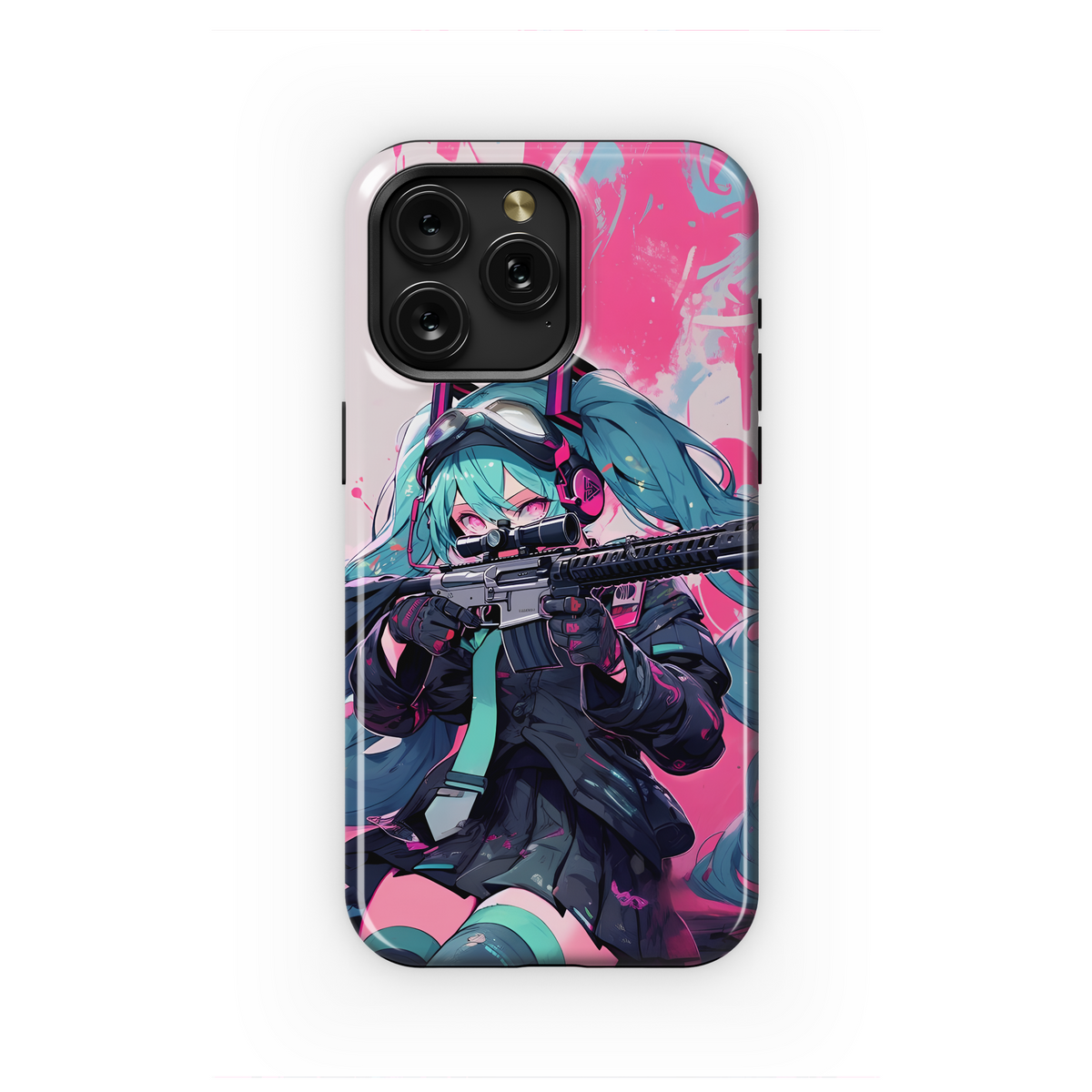 Anime Cyberpunk Rebecca Phone Case iPhone Samsung Cover Pixel 3715 - Image 1