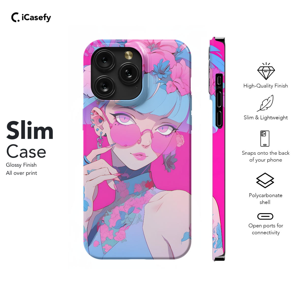 Anime Girl Cute Phone Case iPhone Samsung Cover Pixel 637 - Image 6