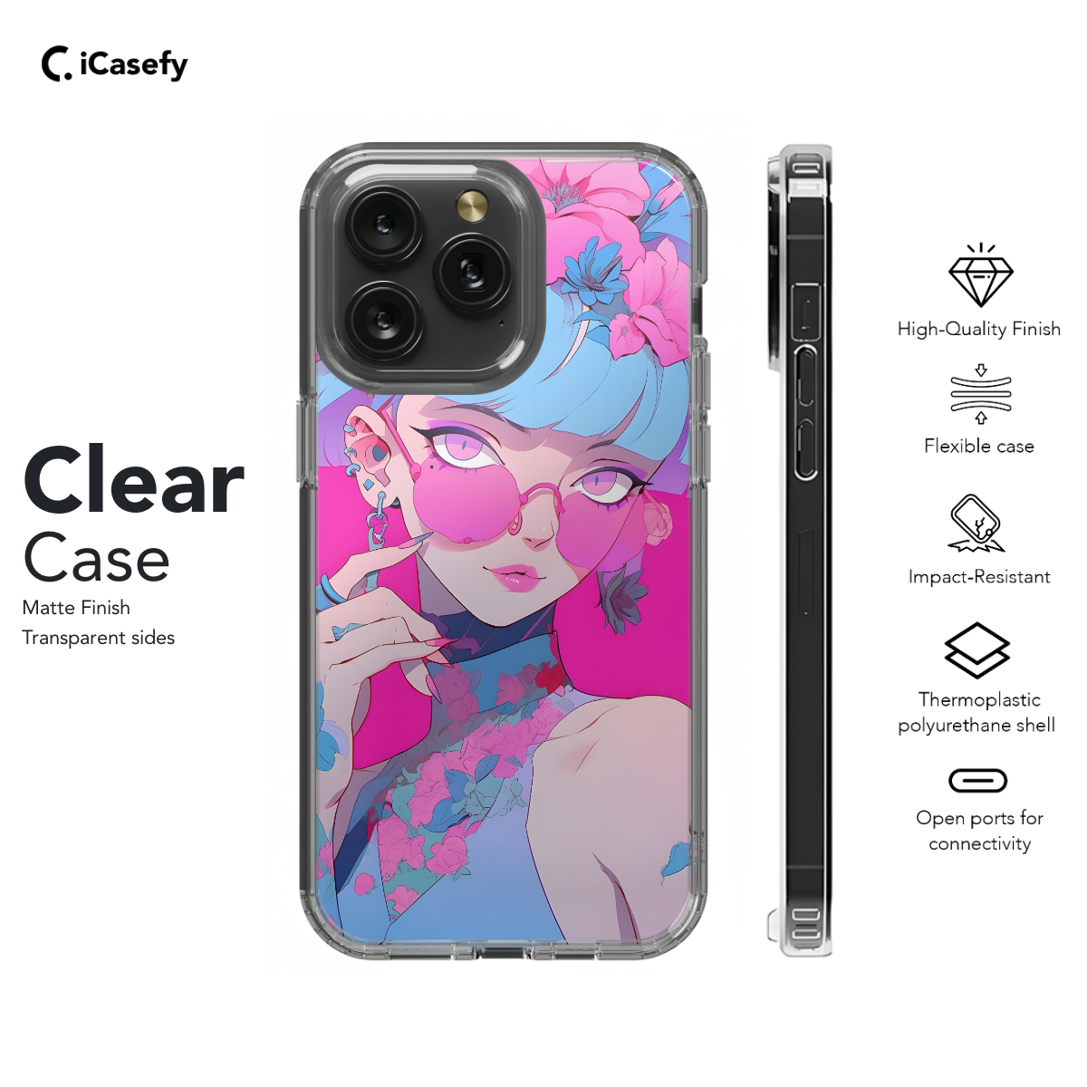 Anime Girl Cute Phone Case iPhone Samsung Cover Pixel 637 - Image 7