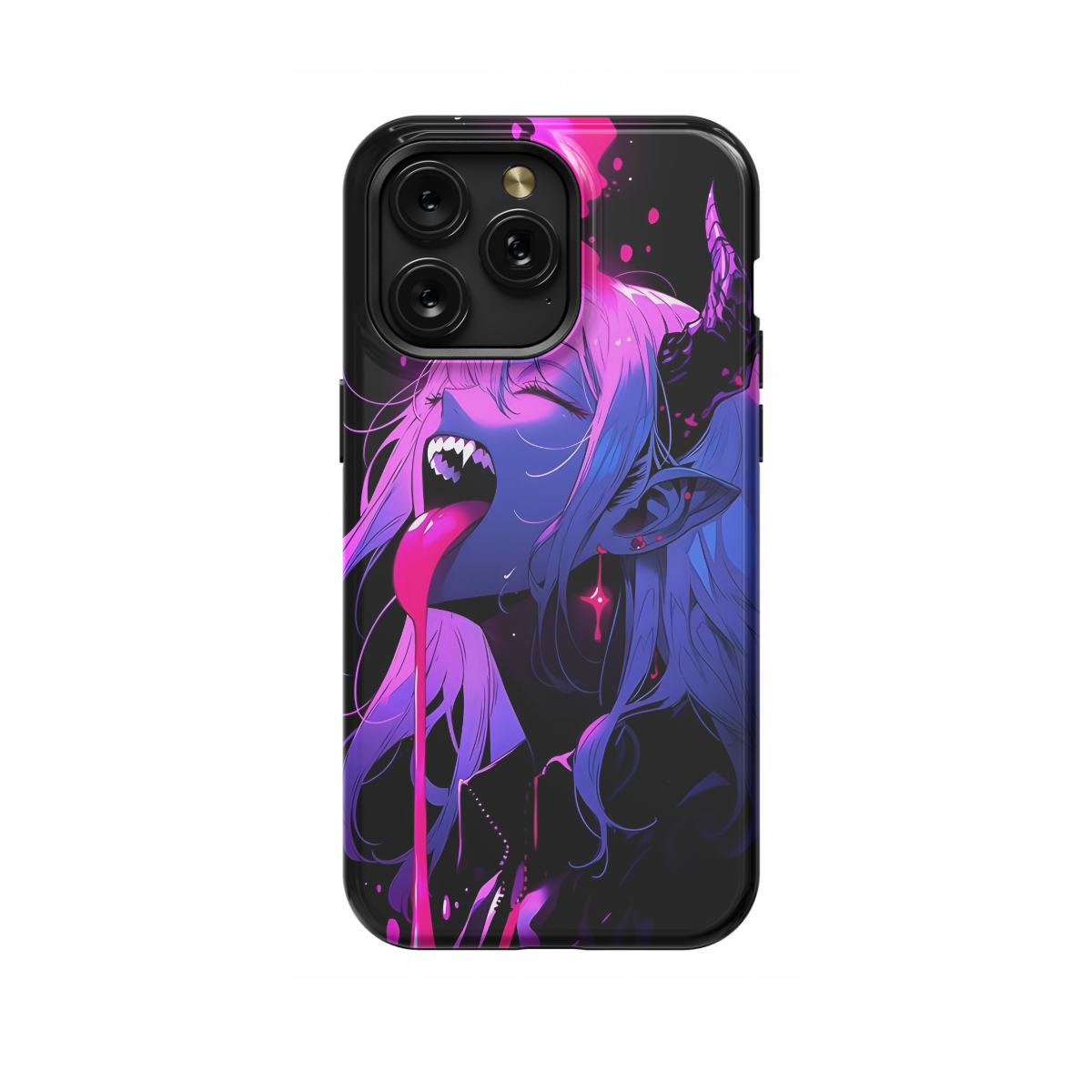 Anime Girl Gothic Phone Case iPhone Samsung Cover Pixel 632 - Image 1