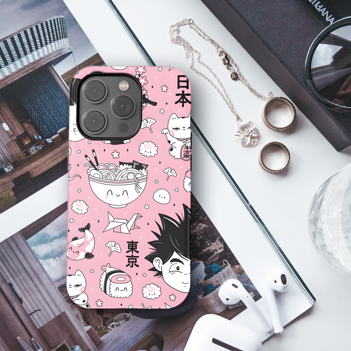 Anime Japan Style Seamless Phone Case iPhone Samsung Cover Pixel 2220 - Image 3