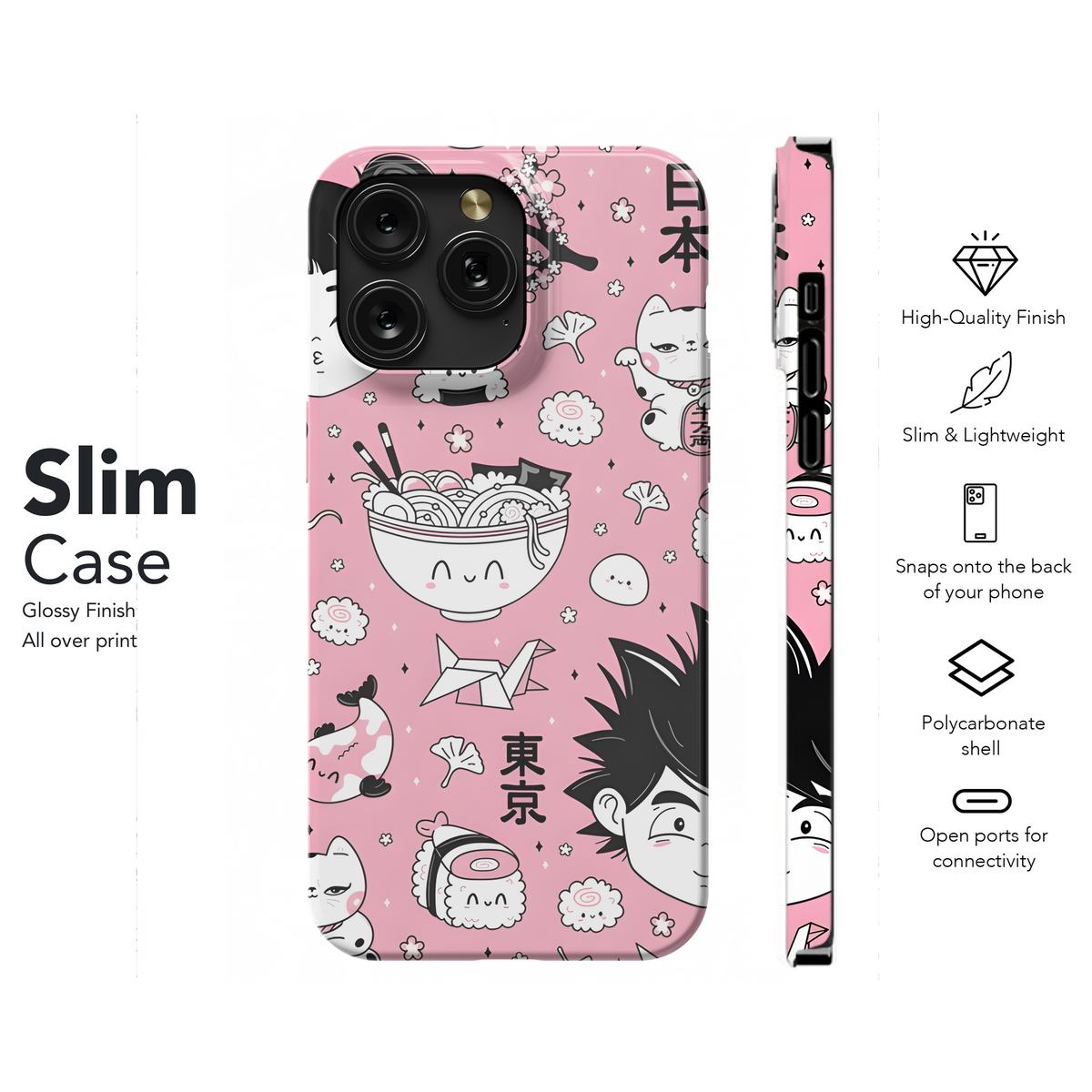 Anime Japan Style Seamless Phone Case iPhone Samsung Cover Pixel 2220 - Image 7