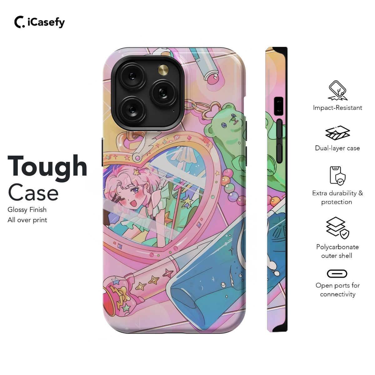 Anime Shoujo Aesthetic Manga Phone Case iPhone Samsung Pixel & More 479 - Image 5