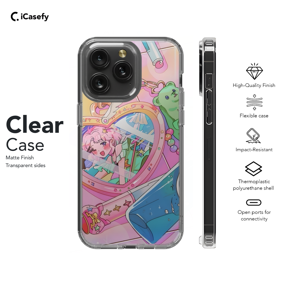 Anime Shoujo Aesthetic Manga Phone Case iPhone Samsung Pixel & More 479 - Image 7