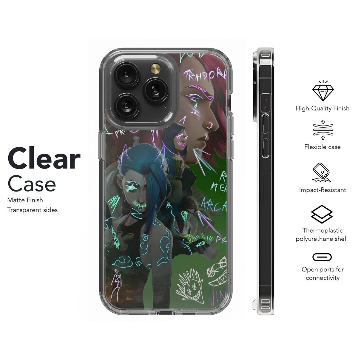 Arcane Graffiti Art
 Phone Case iPhone Samsung Cover Pixel 4060 - Image 8