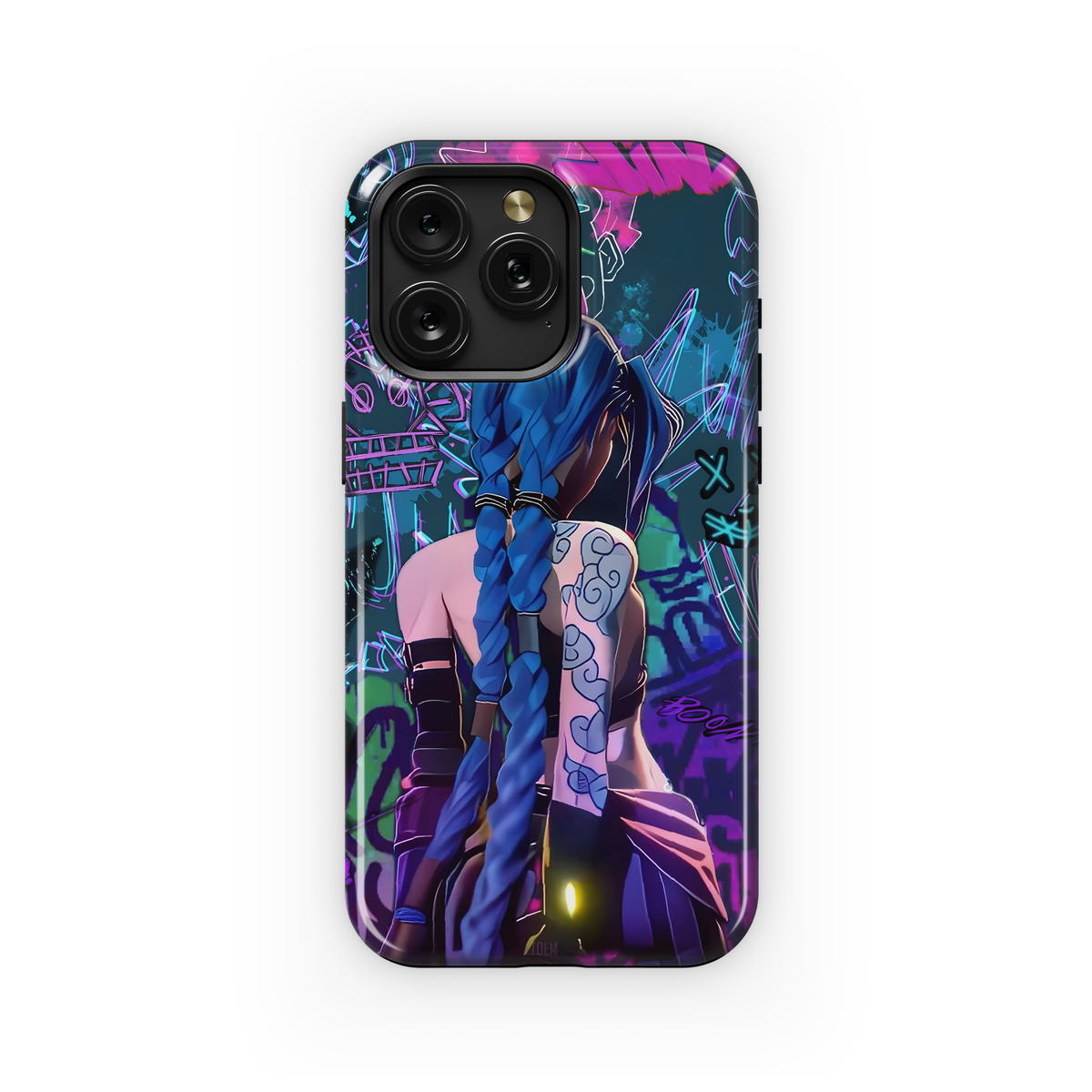 Arcane Neon Graffiti Art Phone Case iPhone Samsung Cover Pixel 4052 - Image 1