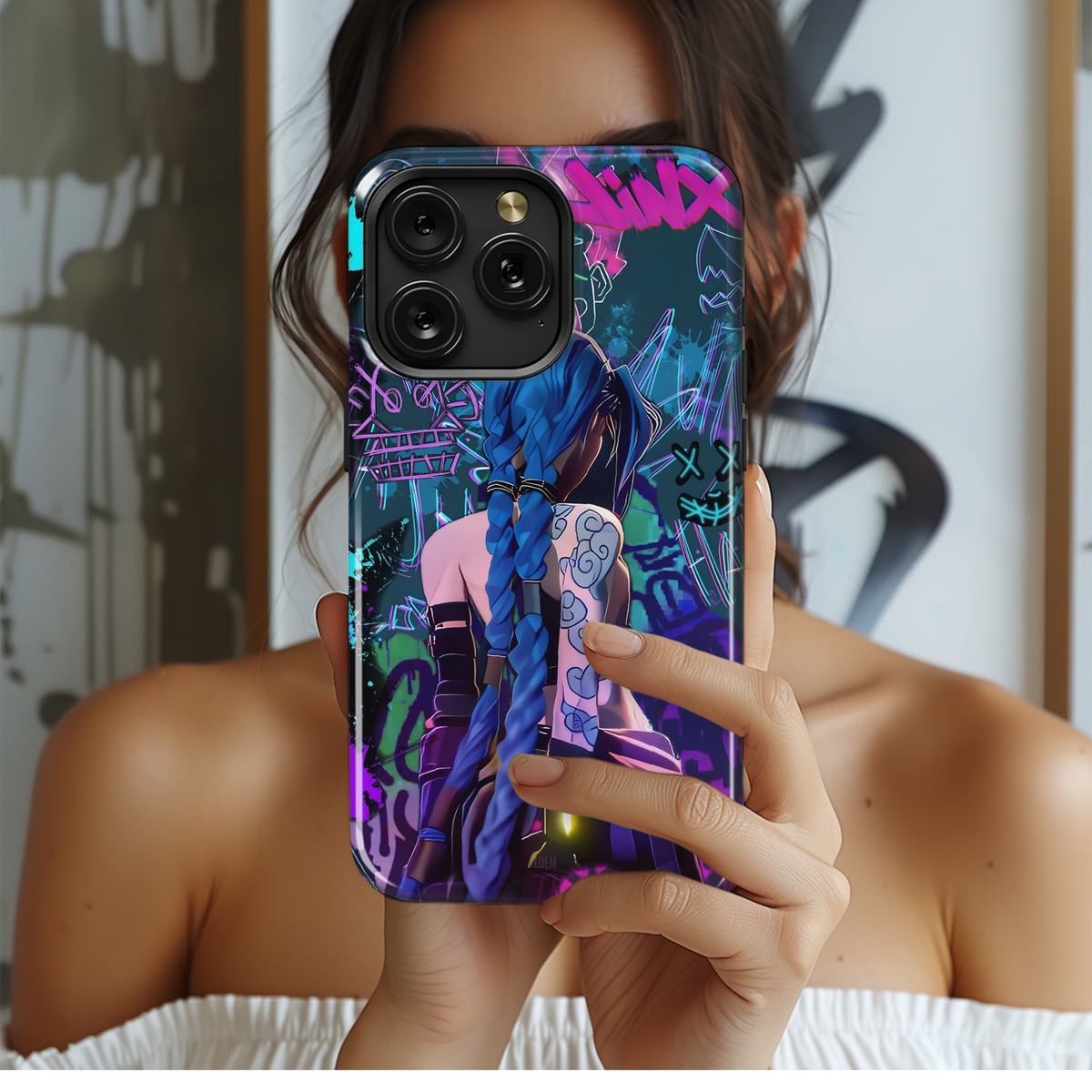 Arcane Neon Graffiti Art Phone Case iPhone Samsung Cover Pixel 4052 - Image 2