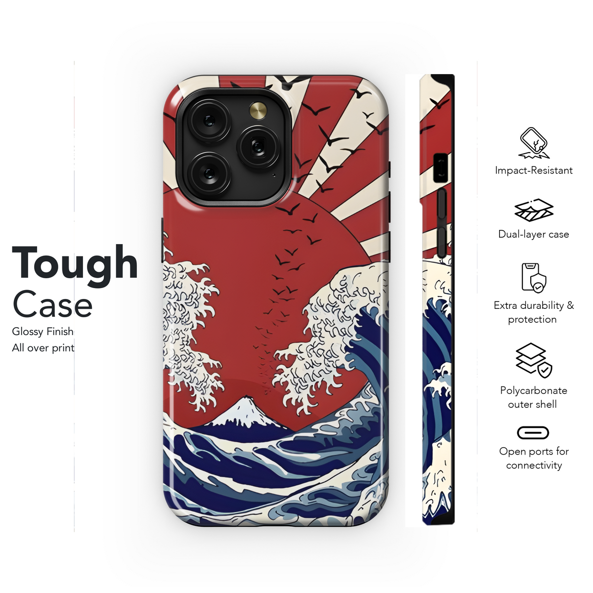 Asian Style Nautical Phone Case iPhone Samsung Cover Pixel 2222 - Image 6