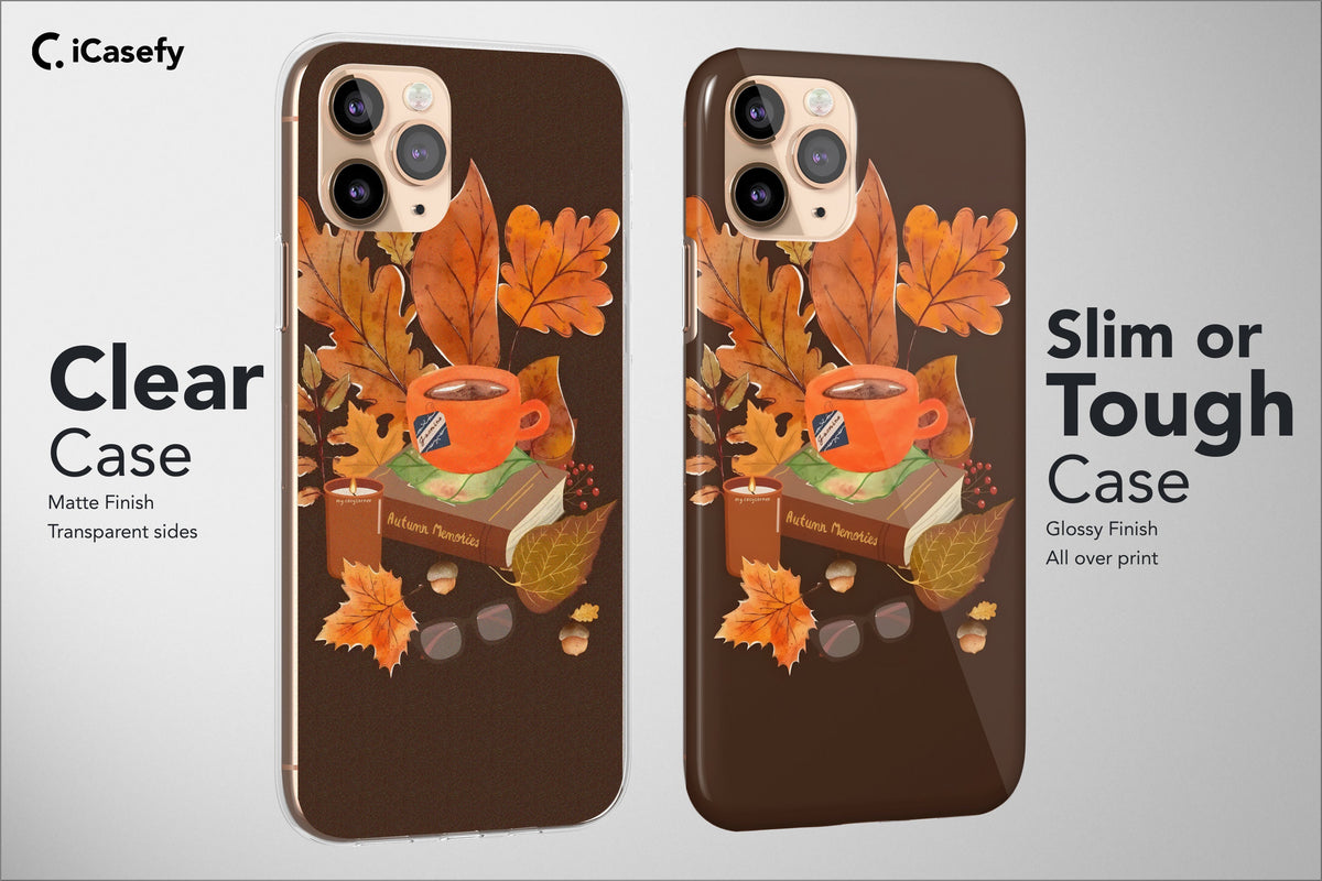 Autumn Fall Animal Fox Phone Case Aesthetic Cartoon Cover - Image 2