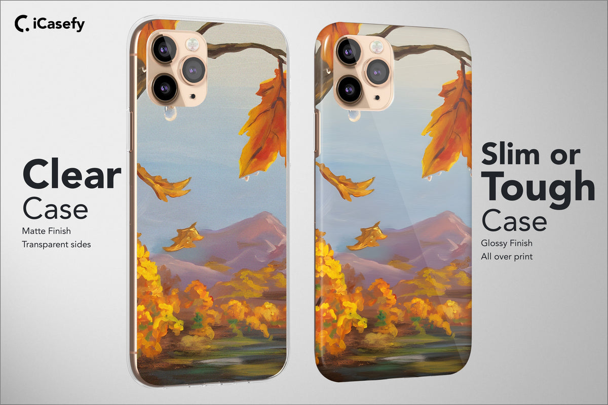 Autumn Fall Animal Fox Phone Case Aesthetic Cartoon Cover - Image 4