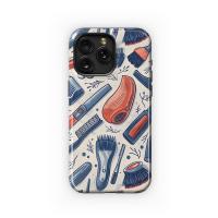 Barber Tools Patterned Phone Case iPhone Samsung Cover Pixel 5170 - Image 1