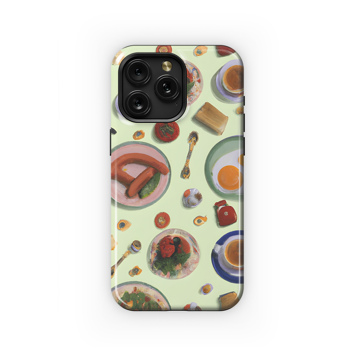 Baroque Breakfast Phone Case iPhone Samsung Cover Pixel 3496 - Image 1