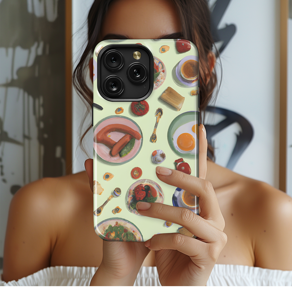 Baroque Breakfast Phone Case iPhone Samsung Cover Pixel 3496 - Image 2